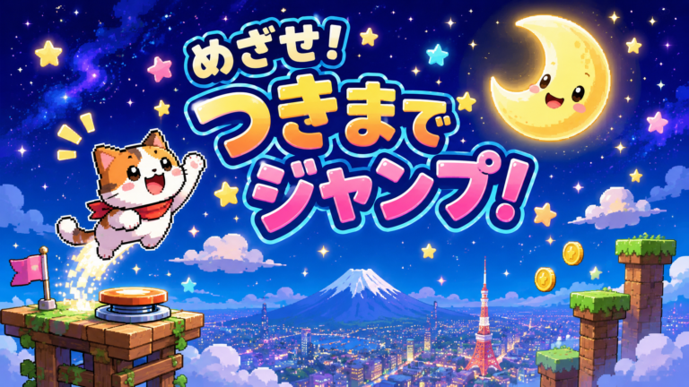 めざせ!つきまでジャンプ!