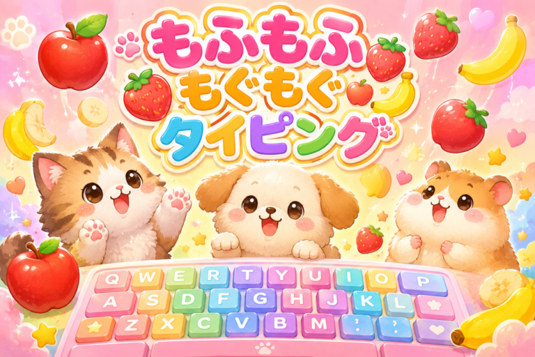 もふもふもぐもぐタイピング