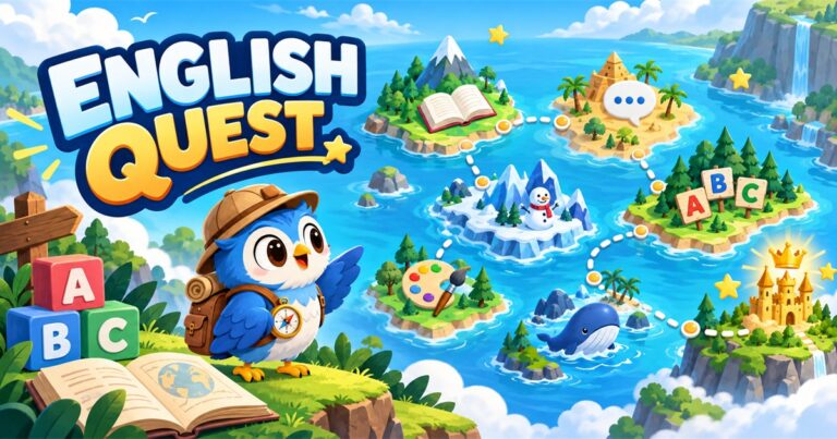小学生向け無料英語学習ゲーム|English Quest【1~6年生対応】